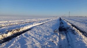 Снегозадержание на полях 2022. К-744 и К-700 с новыми снегопахами.