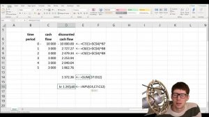 How to calculate net present value in Excel with worksheet functions and VBA