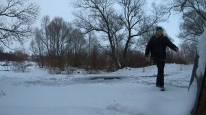 Рыбалка на паук зимой