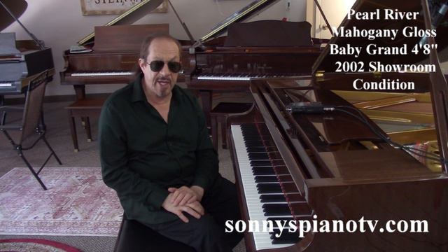 Pearl River Mahogany Gloss Baby Grand 4'8" 2002 Showroom Condition $3595.. смотреть онлайн