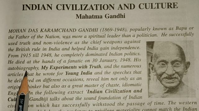 1.Indian Civilization and Culture 12th english, Rainbow Part-2