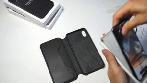 Apple Leather Folio Кожанный Чехол для iPhone Xs Max