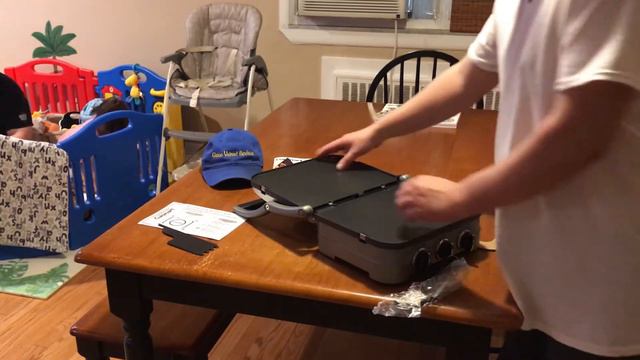 Unboxing Review of Cuisinart GR-4NP1 5-in-1 Griddler, Silver With Silver/Black Dials. смотреть онлайн