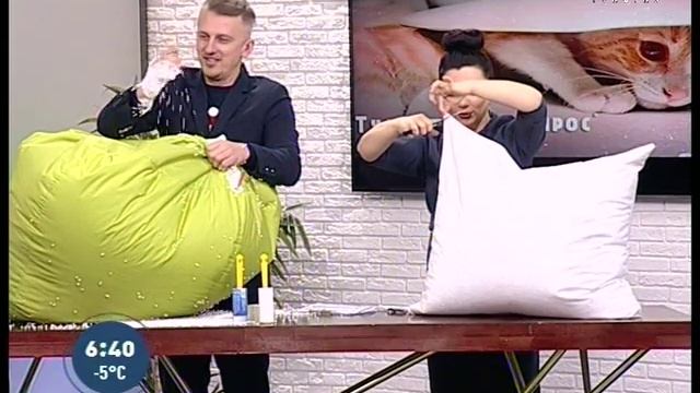 Как заменить наполнитель бескаркасной мебели смотреть онлайн