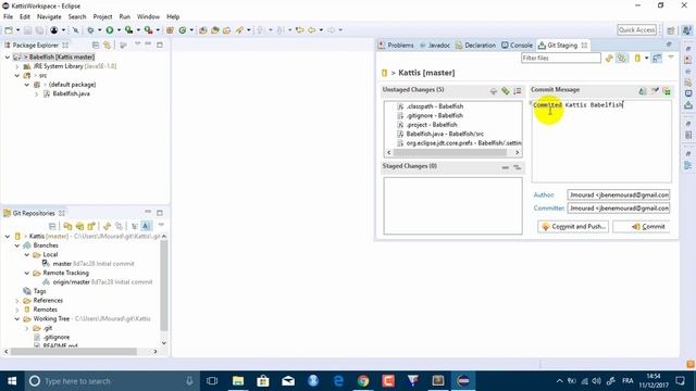 Git 4 : Create and Add a project to a Github repository - Eclipse смотреть онлайн