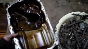 Снятие поддона двигателя 2sz