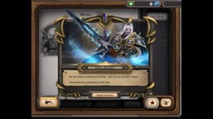 PRINCE ARTHAS MENETHIL HEARTHSTONE HERO DEATHKNIGHT