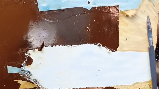 Золотая поталь с али + маскировка для акварели, аутентичный звук : ))
