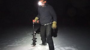 Maine Cabin Ice Fishing and Winter Camping