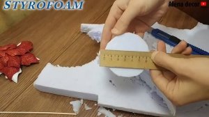 ПУАНСЕТТИЯ (РОЖДЕСТВЕНСКАЯ ЗВЕЗДА) своими руками, Poinsettia Christmas Star, DIY