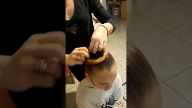 Прическа для бальных танцев