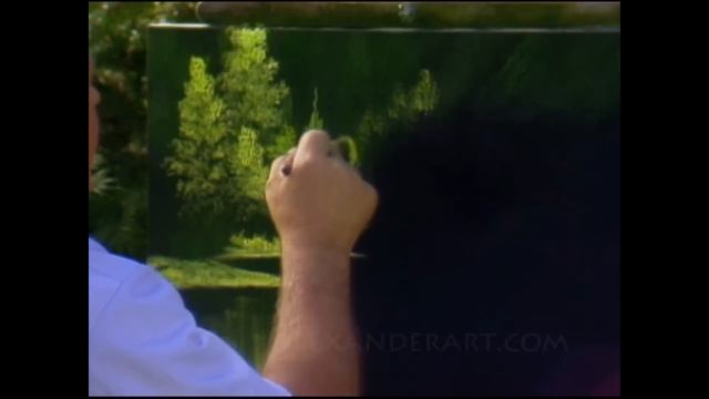 Bill Alexander Paints A Green Rain Forest on a Black Canvas смотреть онлайн