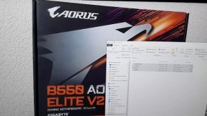 Как обновить BIOS на Материнской плате GIGABYTE AORUS ELITE V2