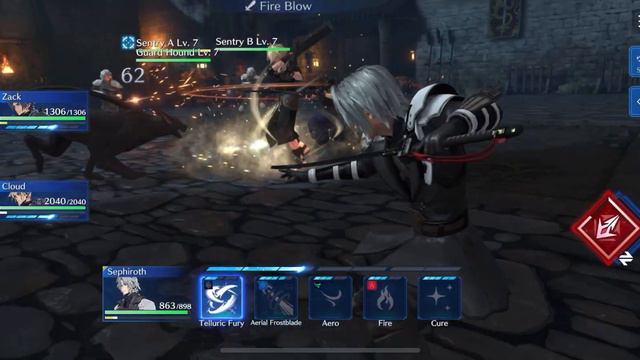 FINAL FANTASY 7 Ever Crisis - #FF7EC Gameplay iOS Screen Record