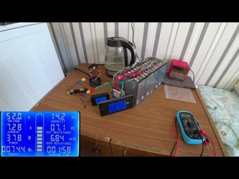 Тест аккумулятора электросамоката обычной электроплитой