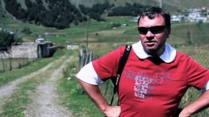 На съемках фильма «Любовь с акцентом»