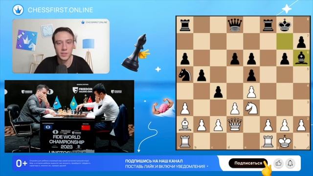 РАЗМИНКА ПЕРЕД РЕШАЮЩЕЙ БИТВОЙ. 11партия. Матч на звание чемпиона мира Дин Лижень- Непомнящий.Обзор смотреть онлайн