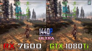 RX 7600 vs GTX 1080Ti // PC GAMES BENCHMARK TEST ||