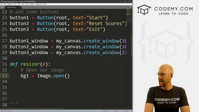 Dynamically Resize Background Images - Python Tkinter GUI Tutorial #148 смотреть онлайн