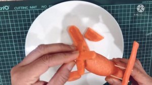 How to make an aeroplane  with carrot ?