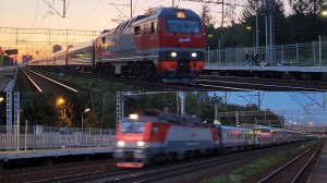 Вечерние поезда Окт.ж.д. | Левобережная и Нати/Лихоборы