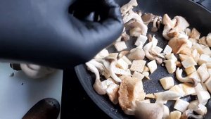 Макароны с грибами и овощами! Фарфалле с грибами и овощами