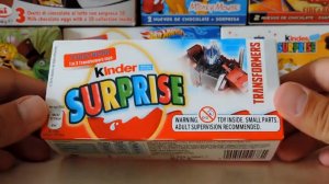 3 Киндер Сюрприз Яйца Трансформеры Игрушки 3 Kinder Surprise Eggs Transformers Toys