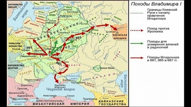 Завоевания древней руси