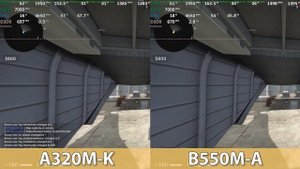 AMD Ryzen 5 5600X - ASUS A320M-K vs ASUS B550M-A Gaming Frequency Test