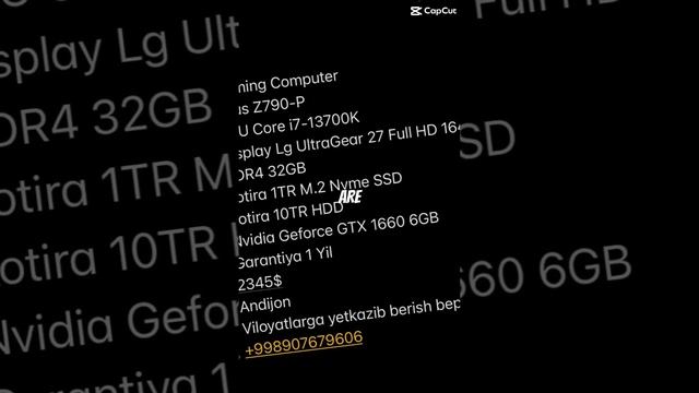Gaming Computer Asus Z790-P Core i7-13700K Yangi Viloyatlarga yetkazib berish bepul. +998907679606 смотреть онлайн