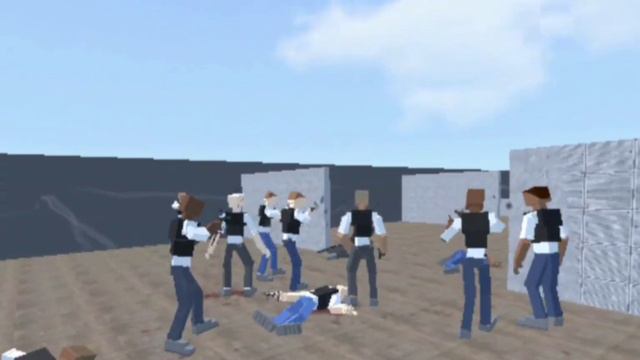 Officers vs Fallen soldier (Gorebox Animosity Npc Wars) смотреть онлайн