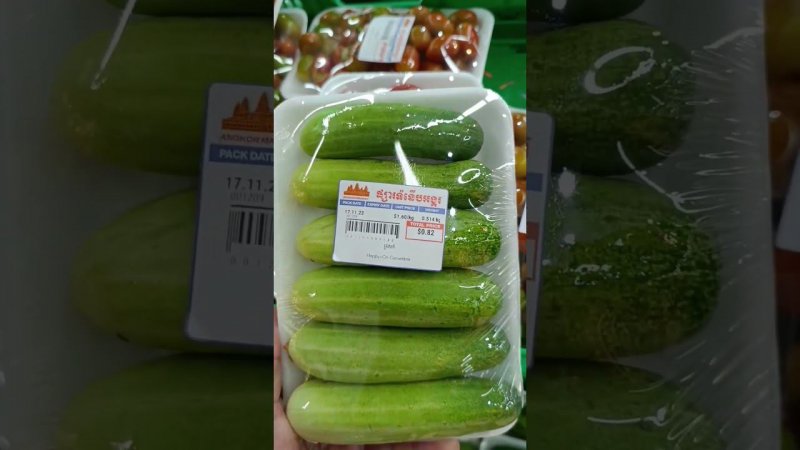 Цены на продукты в Камбодже