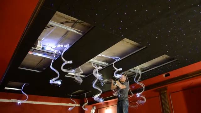 Потолок "Звездное небо" от компании ЛЮМЕН www.lumen73.ru смотреть онлайн