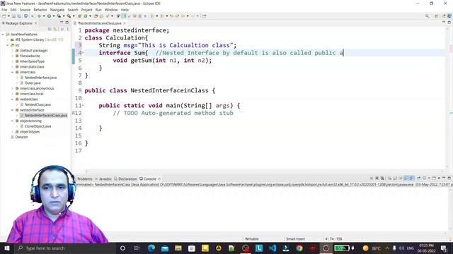 Nested Interface within Class in Java | Dr Vipin Classes смотреть онлайн