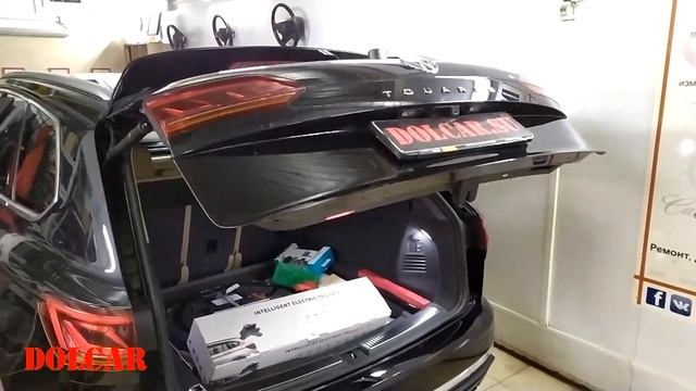 Установка электропривода багажника Volkswagen Touareg 2020г в новом кузове смотреть онлайн