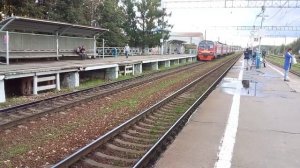 Электропоезд ЭД4М 0035 станция столбовая