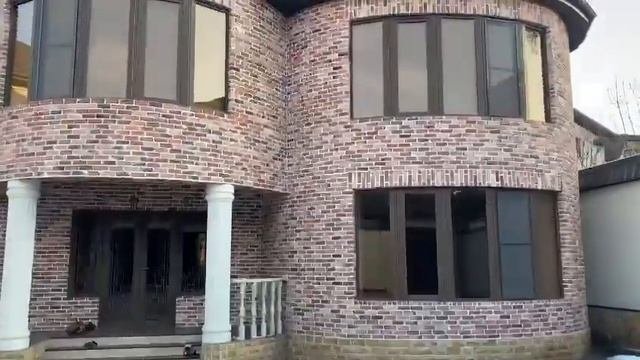 Чеченцы умеют со вкусом строить/Двухэтажный дом в стиле старого замка #дом#чечня#грозный