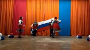 Танцевальный флешмоб к Дню народного единства, "Радуга", село Орловка