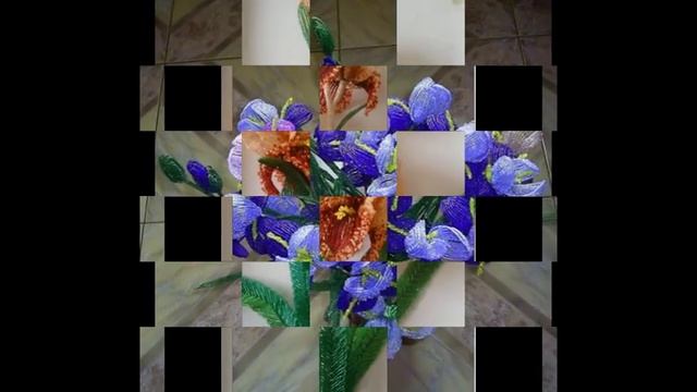 Поделки из бисера-Ирисы из бисера смотреть онлайн