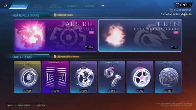 ROCKET LEAGUE ITEM SHOP - *BLACK MARKET* Pink Air-Strike Goal Explosion - 2.3.23 смотреть онлайн