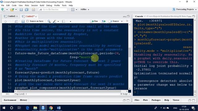 India Monthly Car Sales Forecasting Prophet & ARIMA using R смотреть онлайн