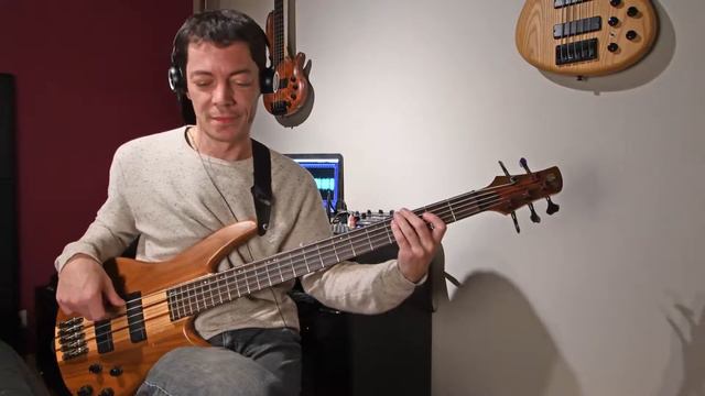 Bruno Mars - Chunky live version - Bass Cover смотреть онлайн