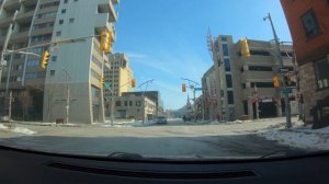 Windsor, Ontario, Canada - Downtown Drive 4K