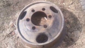 Сборка колеса Газон