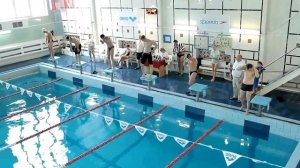 Соревнования по плаванию среди клиентов фитнес-клуба "SPARTAK" 21.04.2013