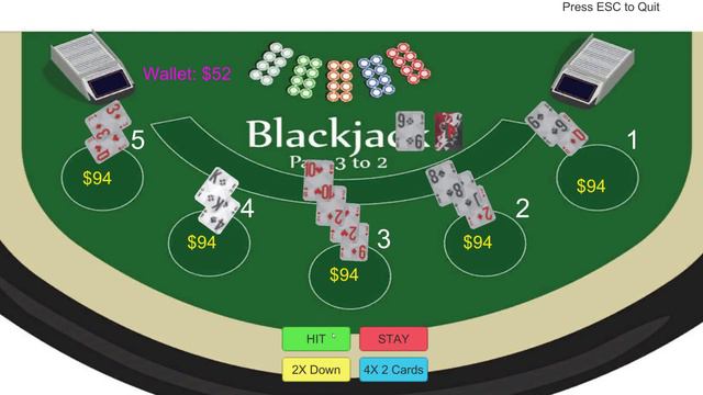 BlackJack game with a Twist! смотреть онлайн