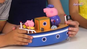 Свинка Пеппа игрушки Игры Для Детей Распаковка Unboxing Peppa Pig toys for children