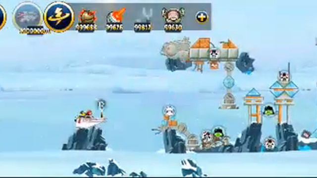 angry birds star wars HD gameplay hoth level part 2 смотреть онлайн