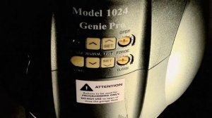 Genie® Garage Door Opener Programming Instructions