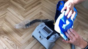 Распаковка - Пылесос Samsung SC4140 (VCC4140V3A/XEV)
